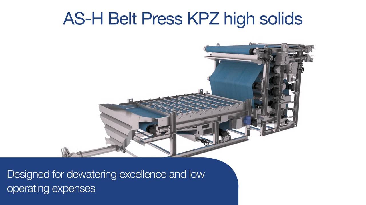 Belt Press KPZ high solids animation (with voiceover) - Alfa Laval -  Corporate